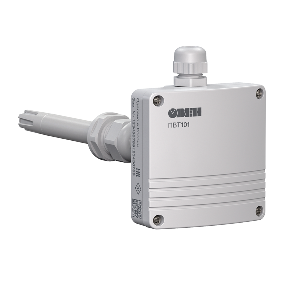 pvt101-k1 ПВТ101 канальный датчик (преобразователь) влажности и температуры