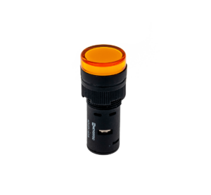 MT16-D65 - Сигнальная лампа 16мм, желтый, 220V AC