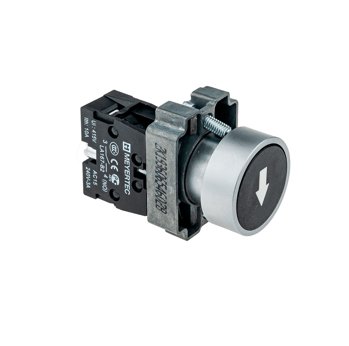 MTB2-BAZ11335 MTB2-BAZ11335 - Кнопка плоская "стрелка вверх", 1NO, металл