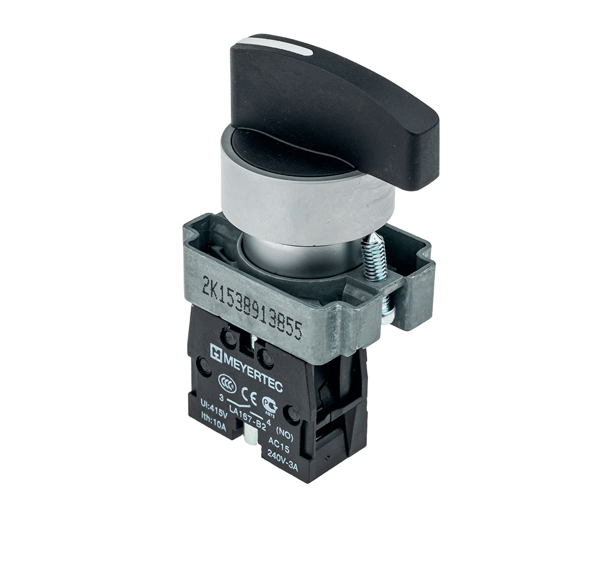 MTB2-BJZ114 MTB2-BJZ114 - Переключатель длинная ручка, 2 положения, 1NO, с возвратом