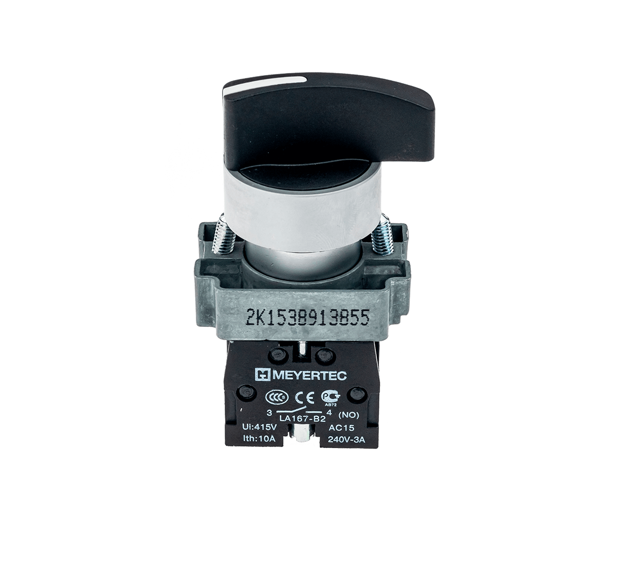 MTB2-BJZ135 MTB2-BJZ135 - Переключатель длинная ручка, 3 положения, 2NO, с возвратом