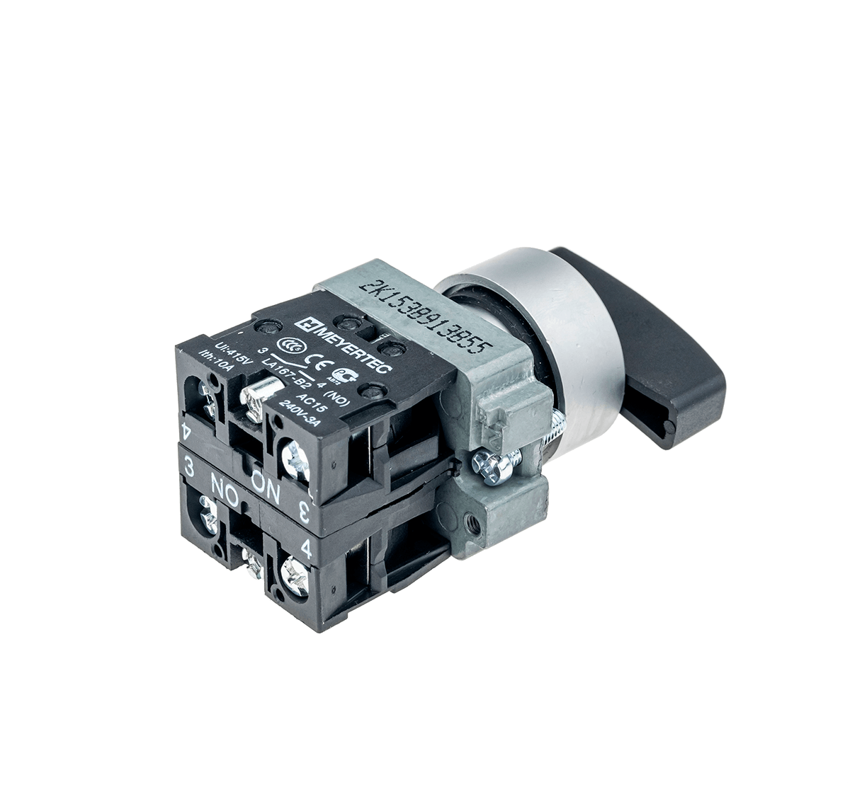 MTB2-BJZ135 MTB2-BJZ135 - Переключатель длинная ручка, 3 положения, 2NO, с возвратом