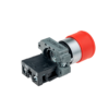MTB2-BSZ1244 - Кнопка грибовидная, возврат поворотом, 1NC красный 30 мм