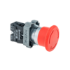MTB2-BSZ1254 - Кнопка грибовидная, возврат поворотом, 1NC красный 40 мм