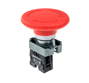 MTB2-BSZ1264 - Кнопка грибовидная, возврат поворотом, 1NC красный 60 мм