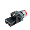MTB2-BW3463 - Кнопка с подсветкой красная 220V 1NC