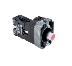 MTB2-BW634 - Основание с подсветкой 1NC красный 220V, металл