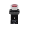 MTB2-BWF3472 - Кнопка плоская красная с подсветкой,  24V AC/DC, 1NС, IP67, металл