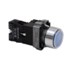 MTB2-BWF3661 - Кнопка плоская синяя с подсветкой, 220V AC/DC, 1NO, IP67, металл