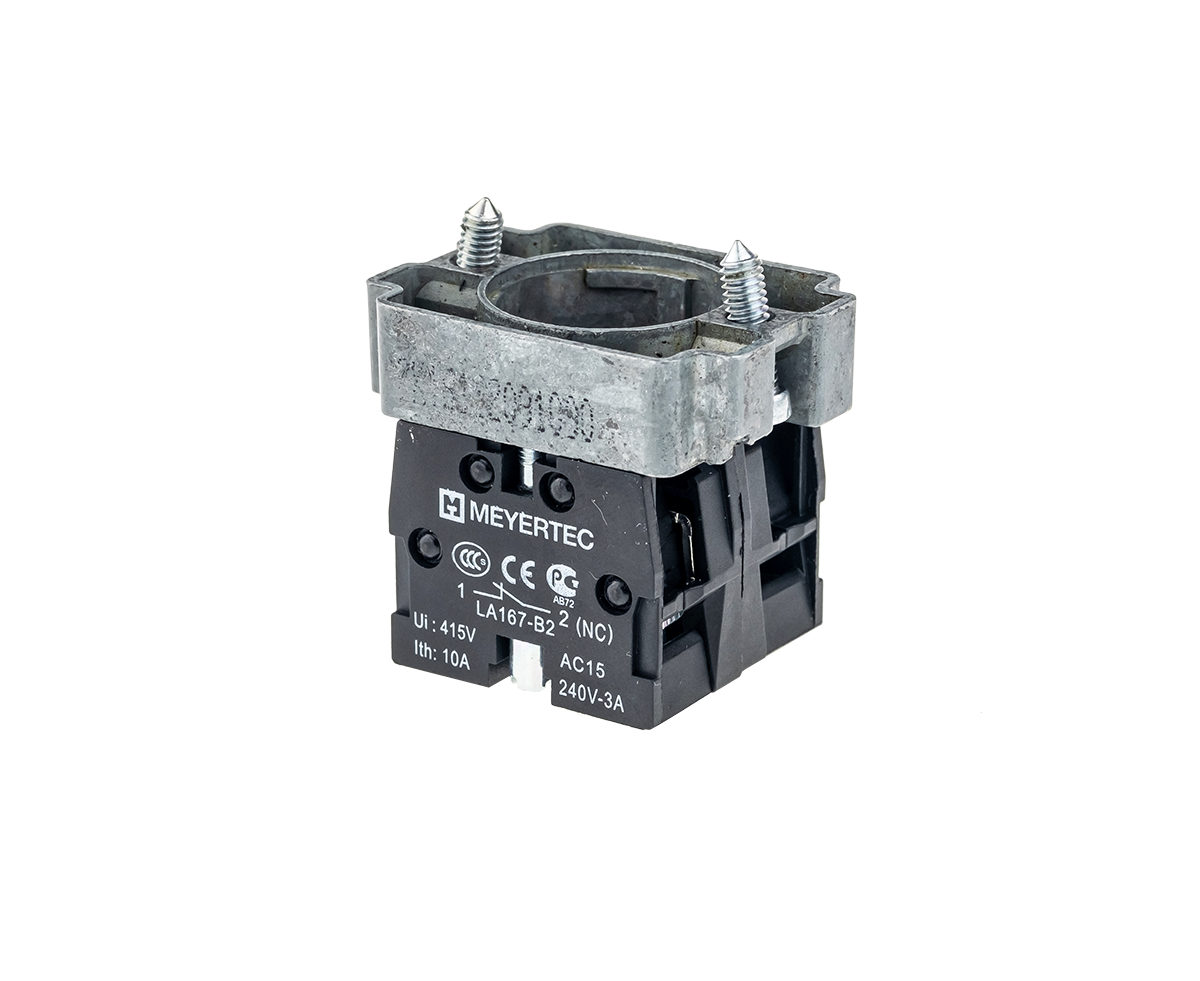 MTB2-BZ14 MTB2-BZ14 - Основание с блок-контактом 2NC, металл