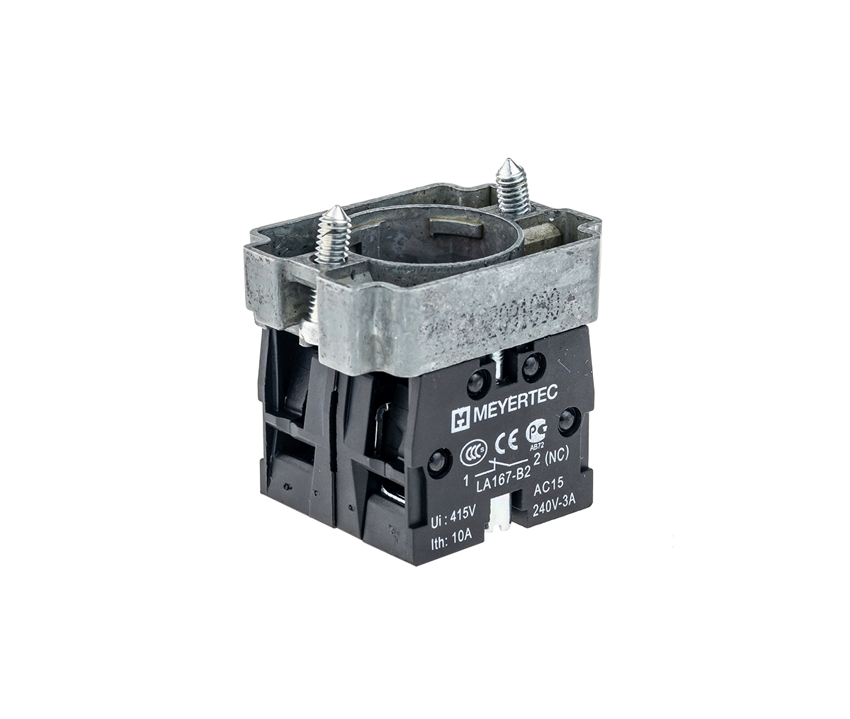 MTB2-BZ14 MTB2-BZ14 - Основание с блок-контактом 2NC, металл