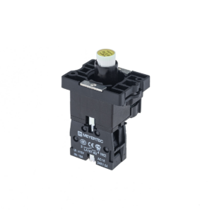 MTB2-EW615 - Основание с подсветкой 1NO желтый 24V, пластик