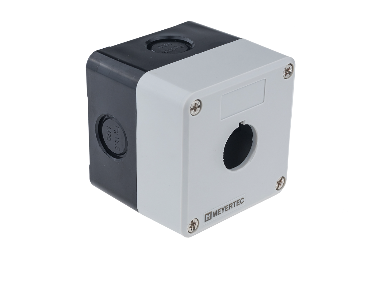 MTB2-PE1 MTB2-PE1 - Корпус кнопочного поста, 1 место, серый, IP54