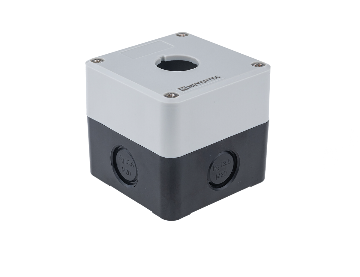 MTB2-PE1 MTB2-PE1 - Корпус кнопочного поста, 1 место, серый, IP54