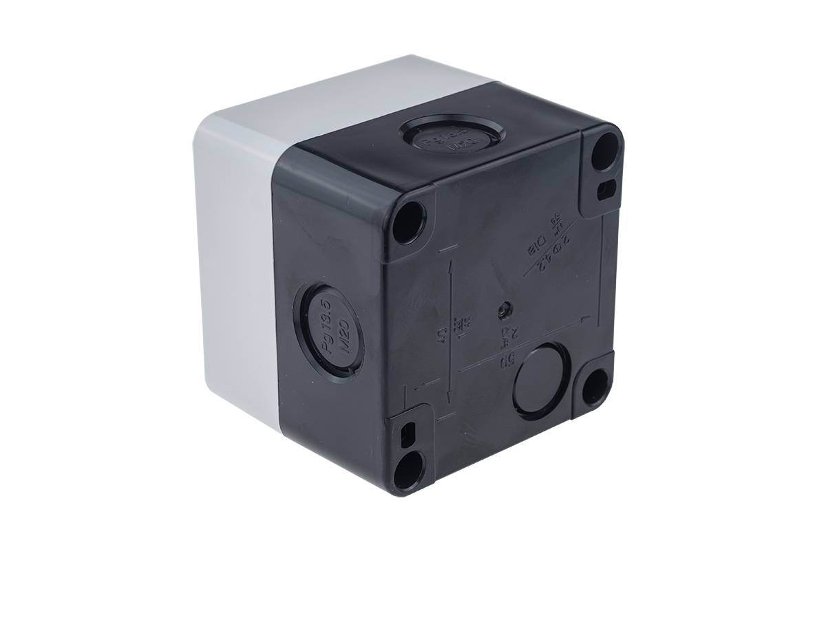 MTB2-PE1 MTB2-PE1 - Корпус кнопочного поста, 1 место, серый, IP54