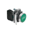 MTB4-BA31601 - Кнопка плоская зеленая, маркировка "START", 1NO, IP65, металл