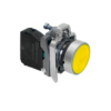MTB4-BA51 - Кнопка плоская желтая, 1NO, IP65, металл