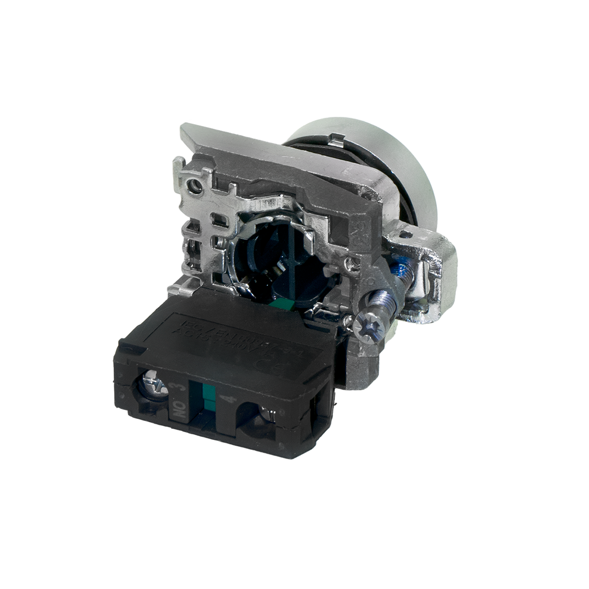 MTB4-BA51 MTB4-BA51 - Кнопка плоская желтая, 1NO, IP65, металл