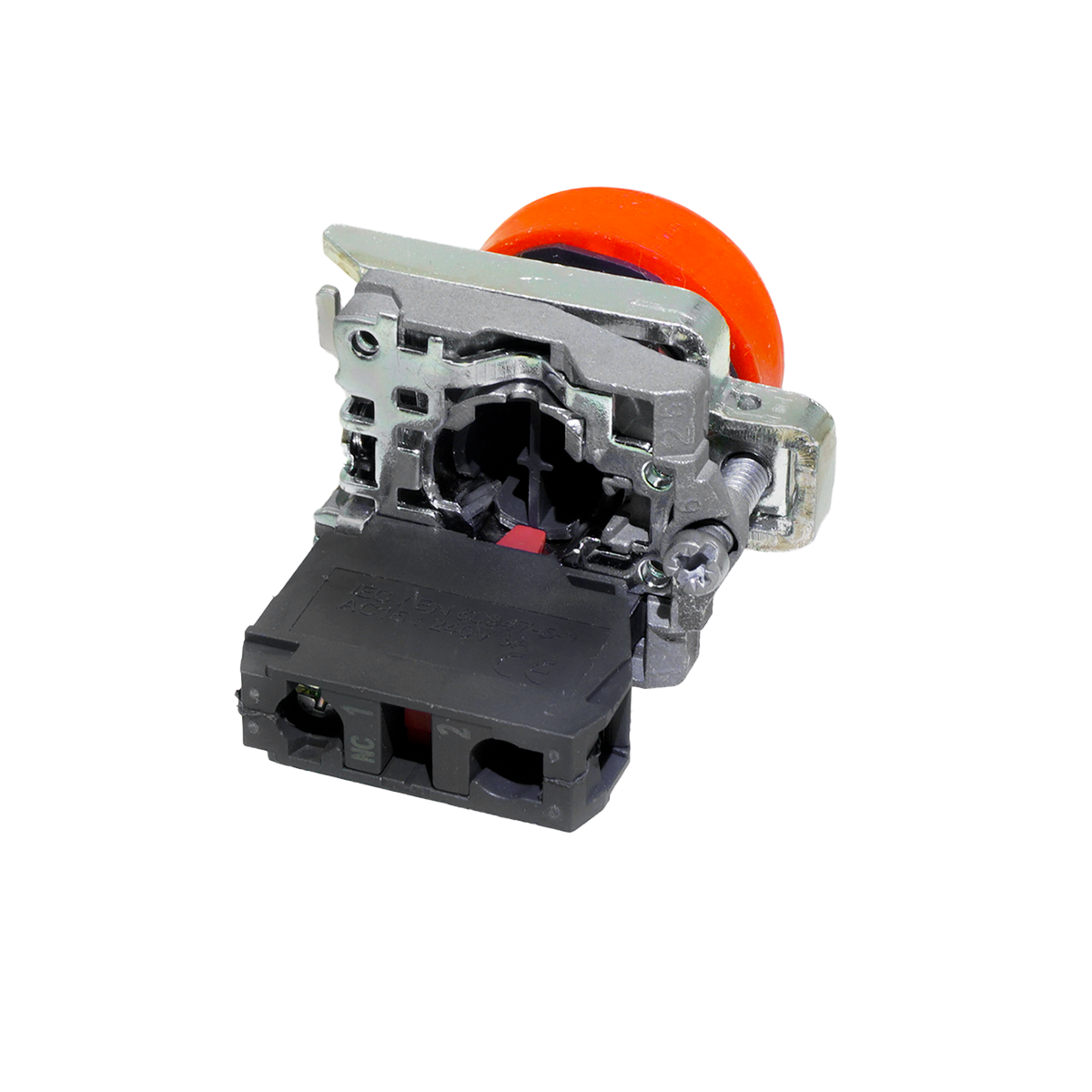 MTB4-BP42 MTB4-BP42 - Кнопка красная в кожухе, 1NС, IP66, металл