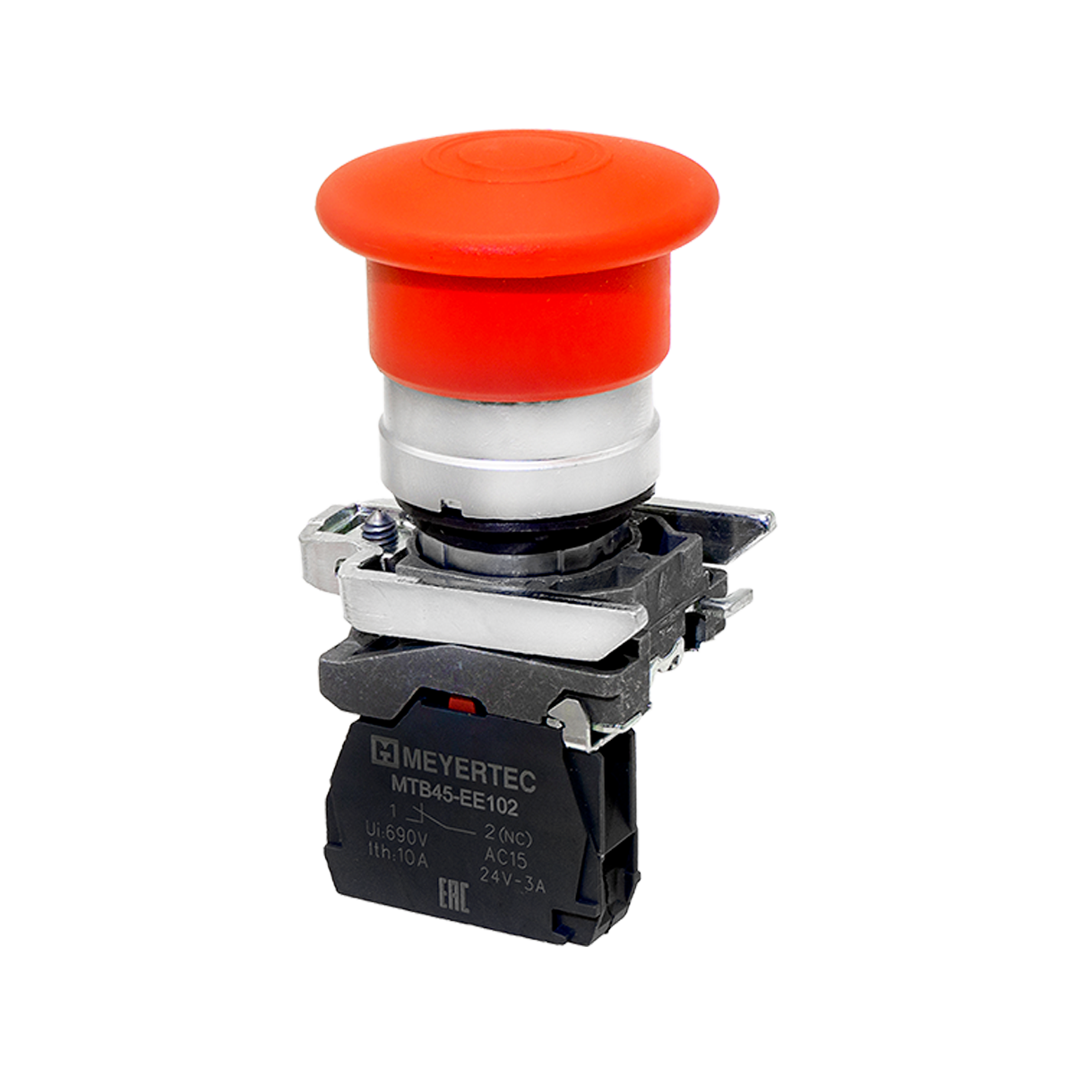 MTB4-BT42 MTB4-BT42 - Кнопка грибовидная "тяни-толкай", красная, 40 мм, 1NC, IP65, металл