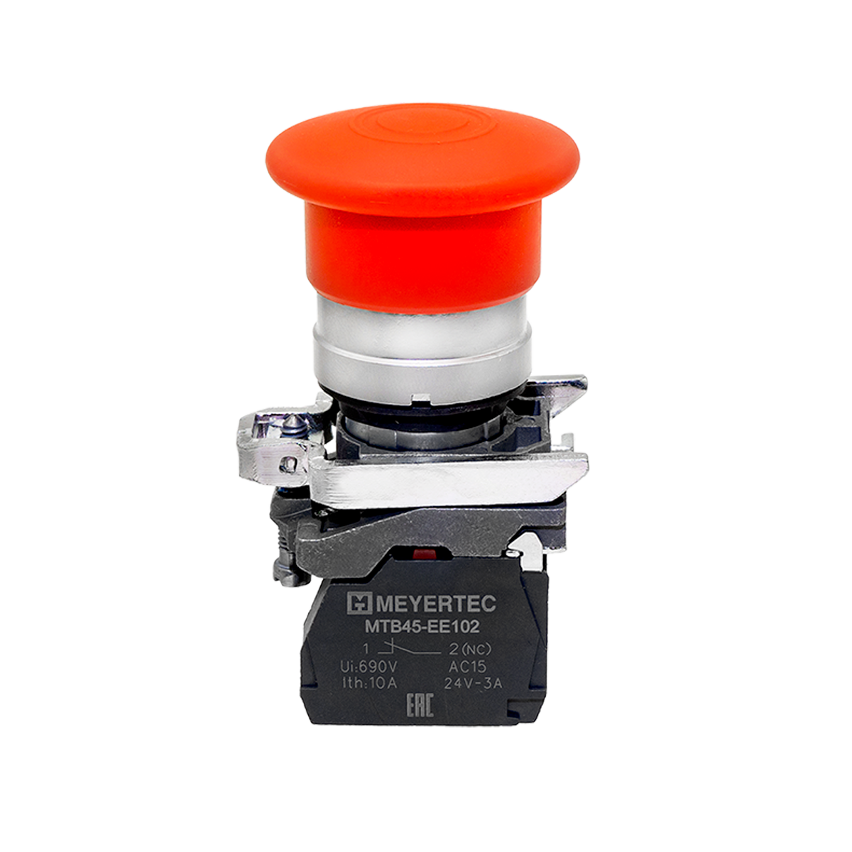 MTB4-BT42 MTB4-BT42 - Кнопка грибовидная "тяни-толкай", красная, 40 мм, 1NC, IP65, металл