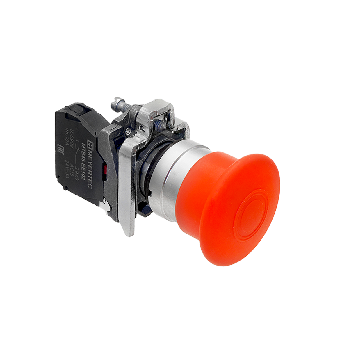 MTB4-BT42 MTB4-BT42 - Кнопка грибовидная "тяни-толкай", красная, 40 мм, 1NC, IP65, металл