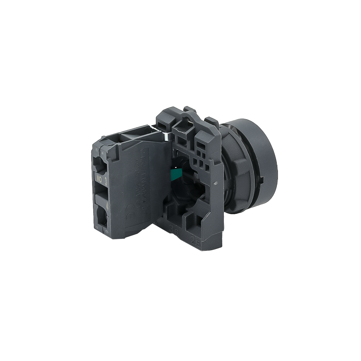 MTB5-AA21 MTB5-AA21 - Кнопка плоская черная, 1NO, IP65, пластик