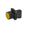 MTB5-AA51 - Кнопка плоская желтая, 1NO, IP65, пластик