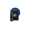 MTB5-AC61 - Кнопка грибовидная синяя, 40 мм, пружиный возврат, 1NO, IP65, пластик