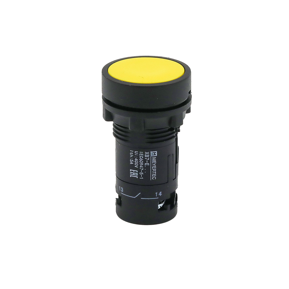 MTB7-EA51 MTB7-EA51 - Кнопка плоская желтая, 1NO, IP54, пластик