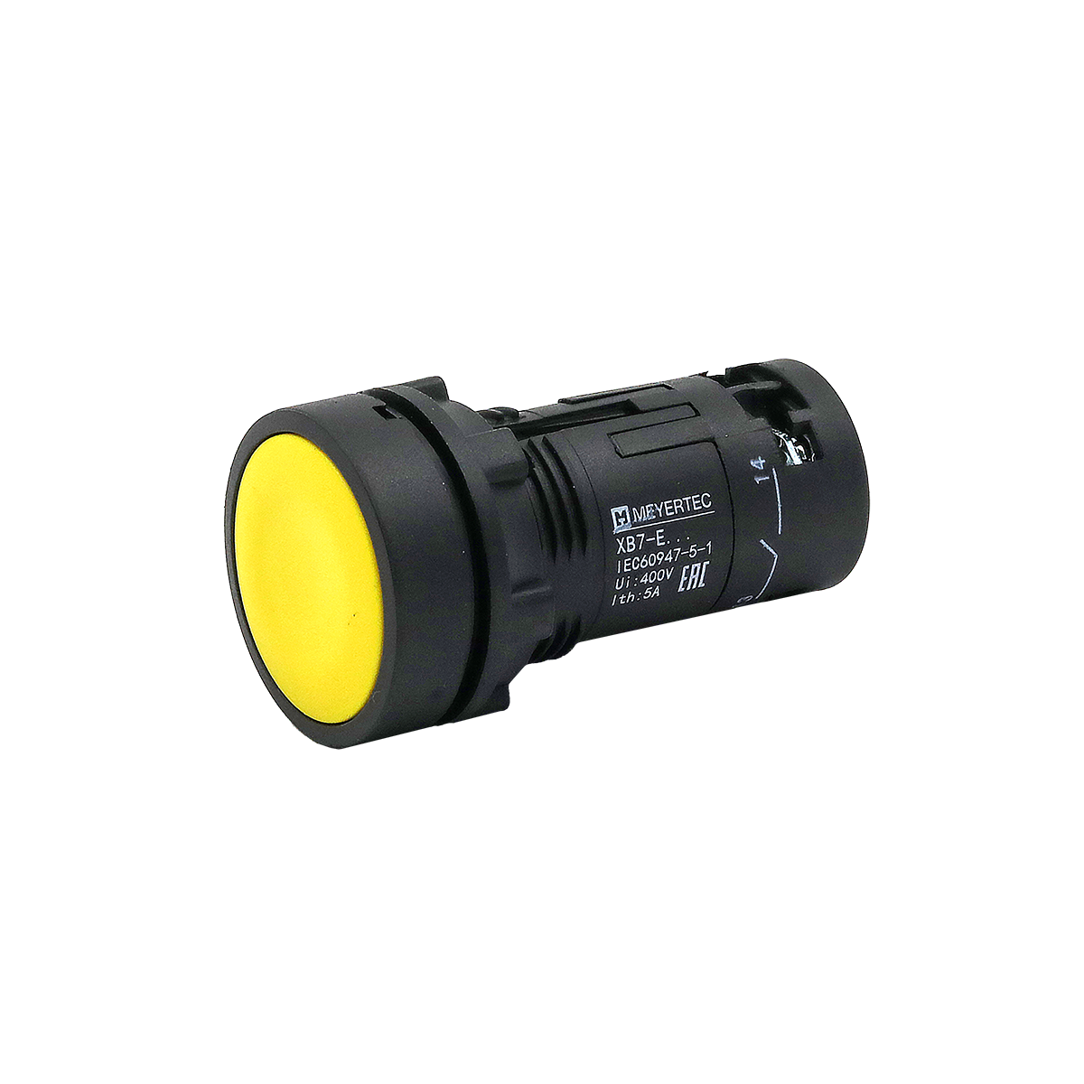 MTB7-EA51 MTB7-EA51 - Кнопка плоская желтая, 1NO, IP54, пластик