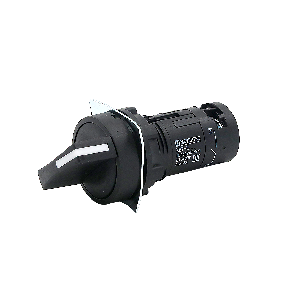 MTB7-ED33 MTB7-ED33 - Переключатель на 3 положения, с фиксацией, короткая ручка, 2NO, IP54, пластик