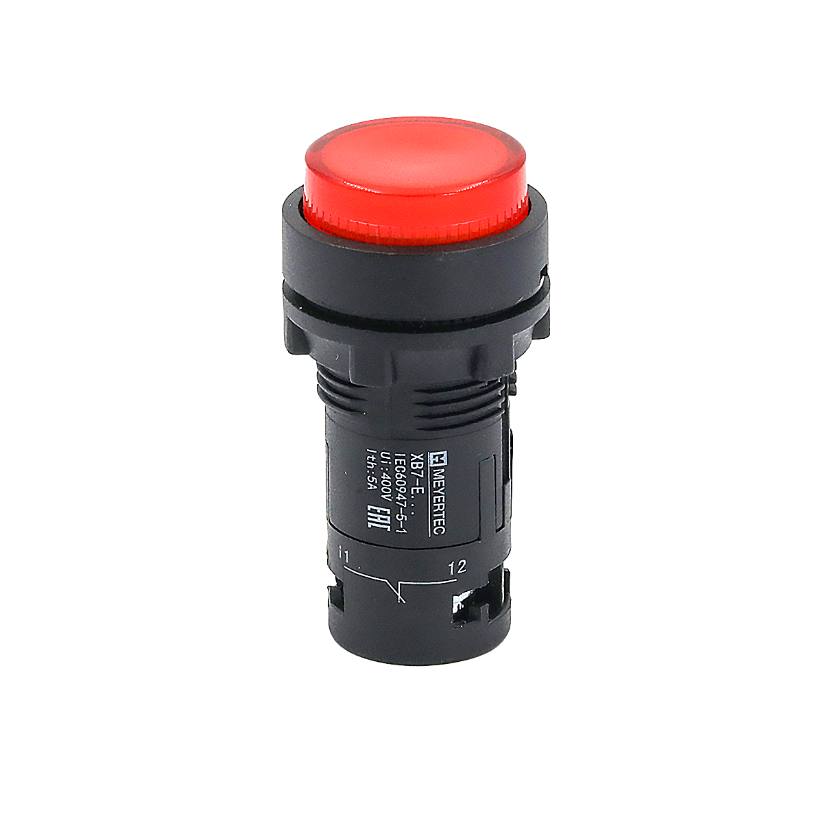 MTB7-EW34626 MTB7-EW34626 - Кнопка красная выступающая с подсветкой, 1NС, 220V AC, IP54, пластик