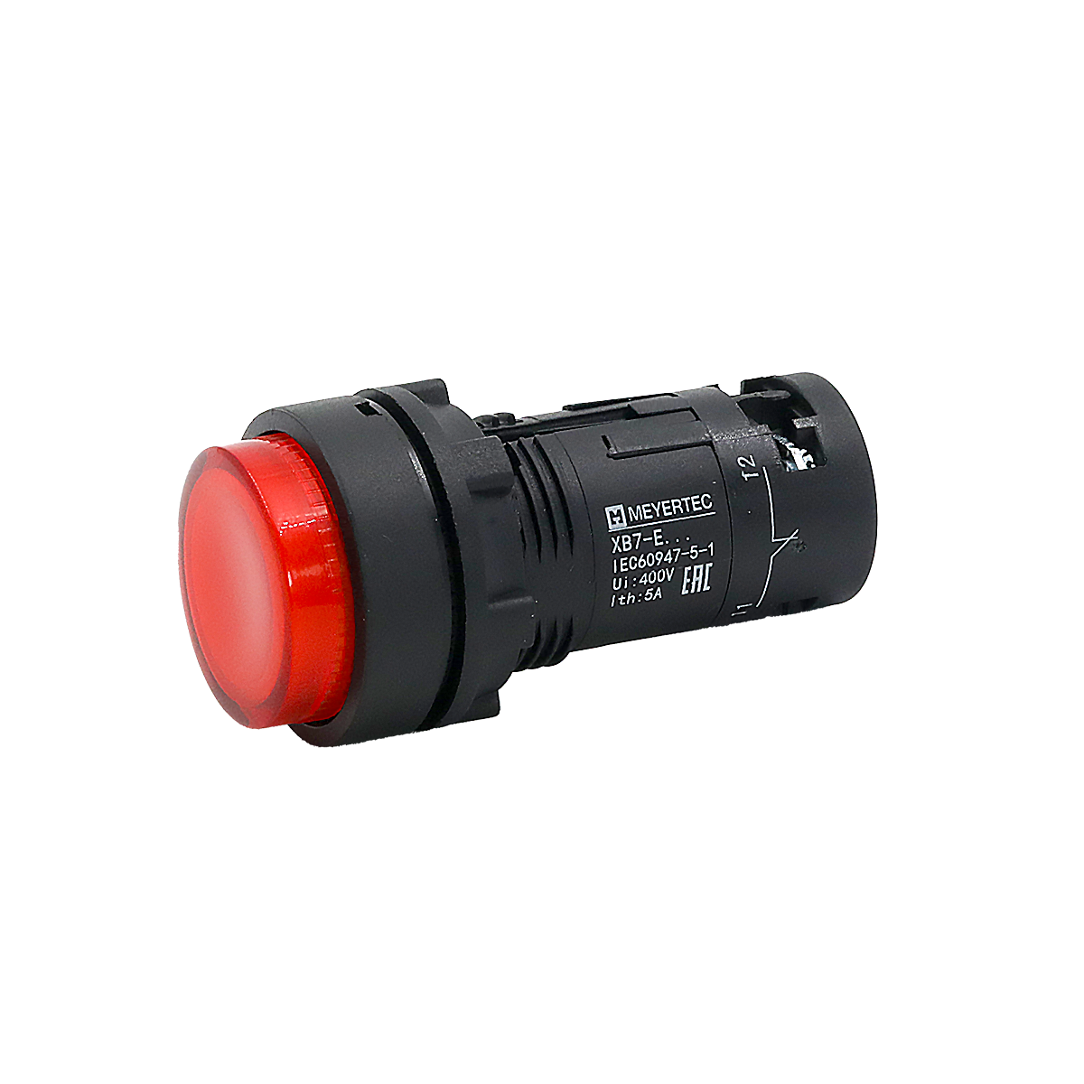 MTB7-EW34626 MTB7-EW34626 - Кнопка красная выступающая с подсветкой, 1NС, 220V AC, IP54, пластик