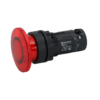 MTB7-EW44626 - Кнопка грибовидная красная с подсветкой, Ø40 мм, 1NC, 220V AC, IP54, пластик