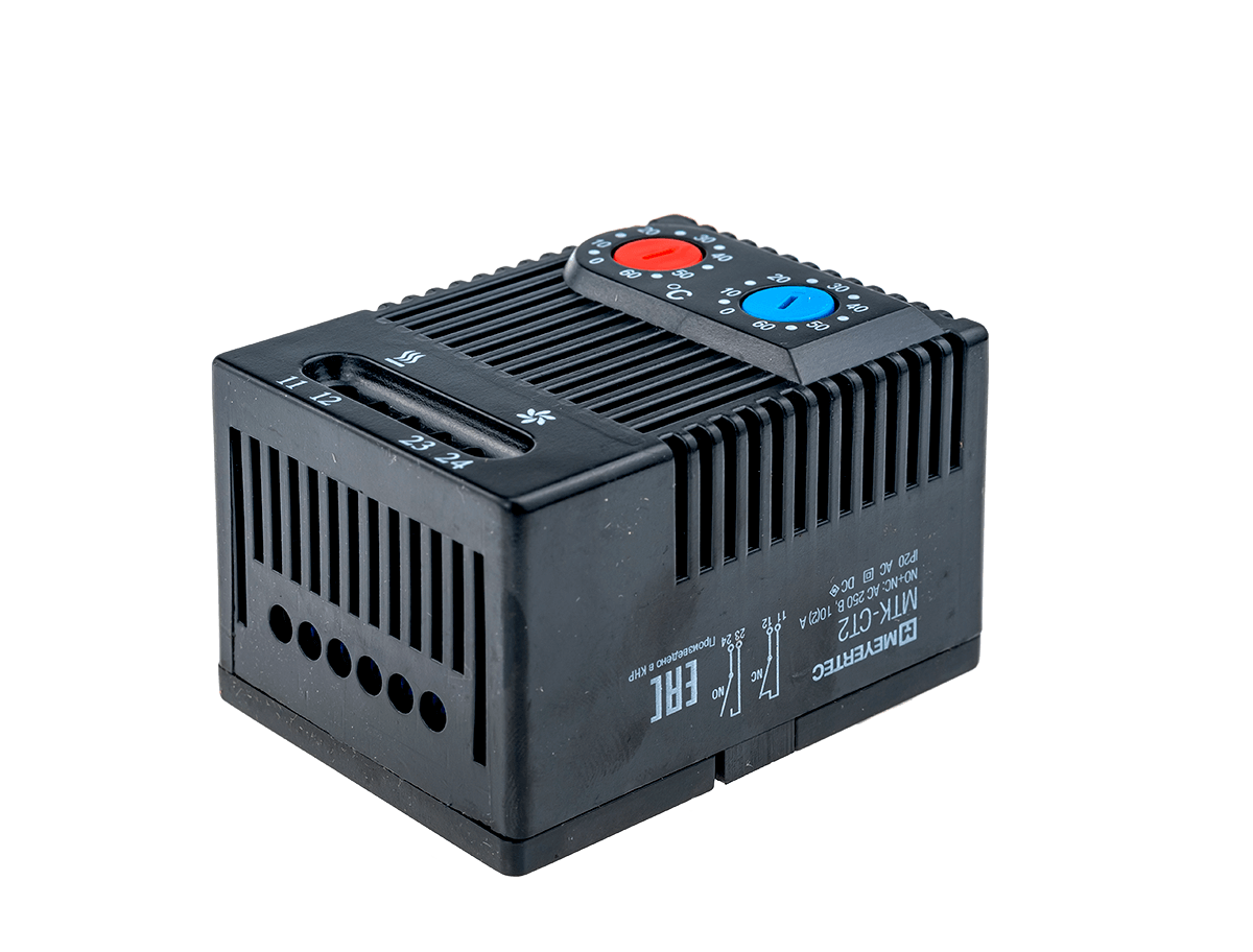 MTK-CT2 MTK-CT2 - Термостат 1NO+1NC, для вентиляторов и нагревателей