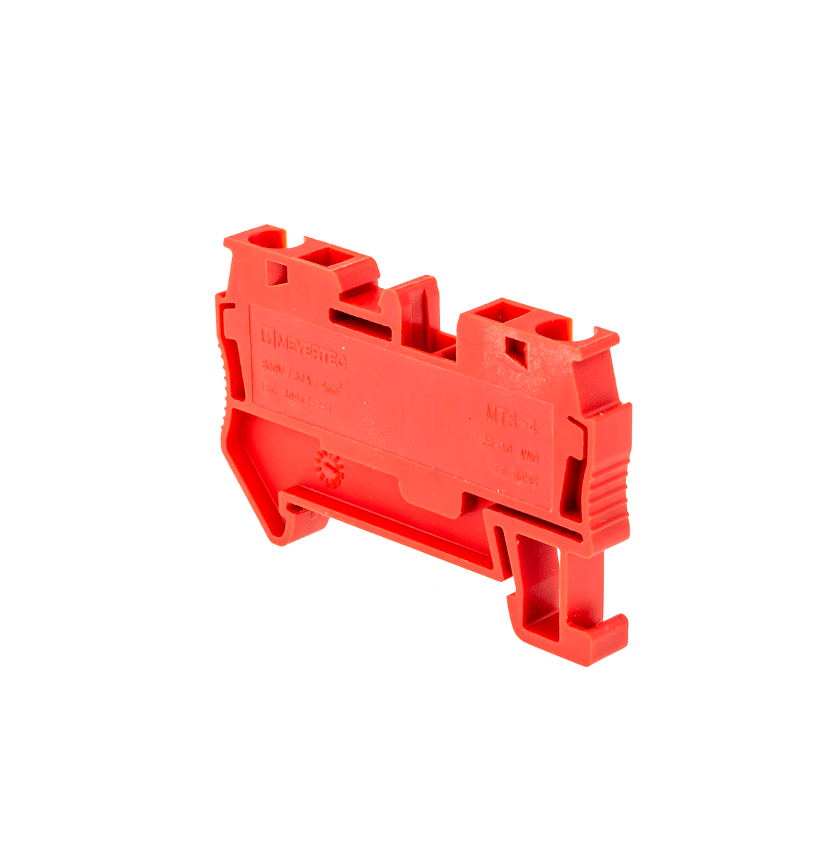 MTS-4RD MTS-4RD - Клемма пружинная проходная, 4 мм², красная
