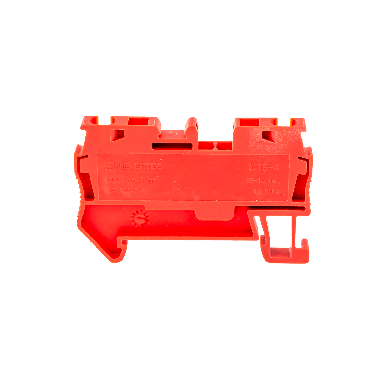 MTS-4RD MTS-4RD - Клемма пружинная проходная, 4 мм², красная