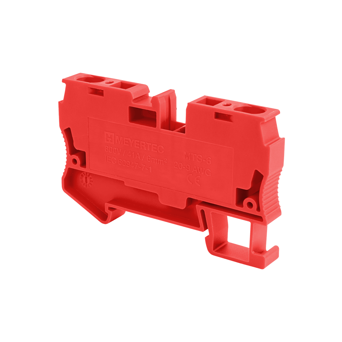 MTS-6RD MTS-6RD - Клемма пружинная проходная, 6 мм², красная