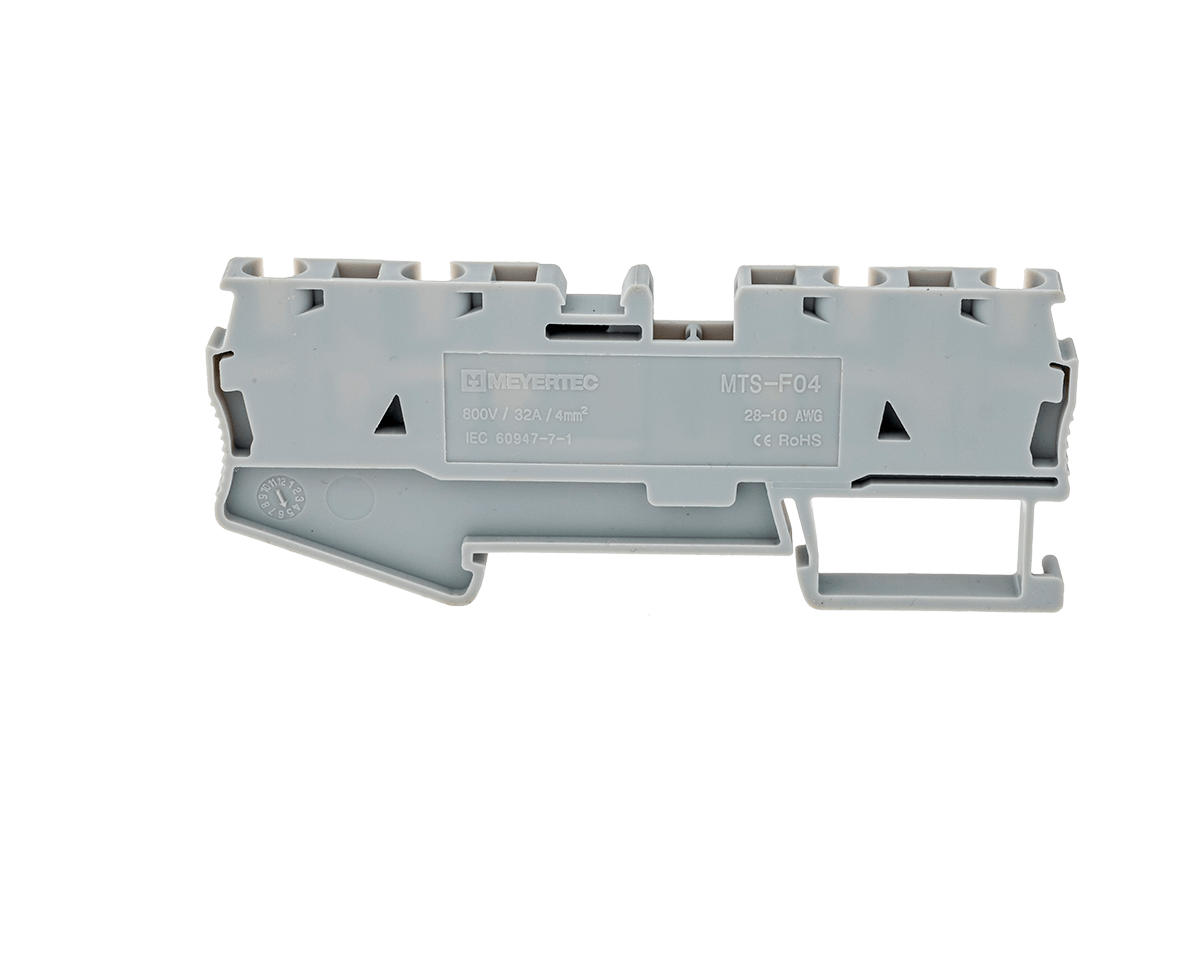 MTS-FO4 MTS-FO4 - Клемма пружинная четырехпроводная, 4 мм², серая