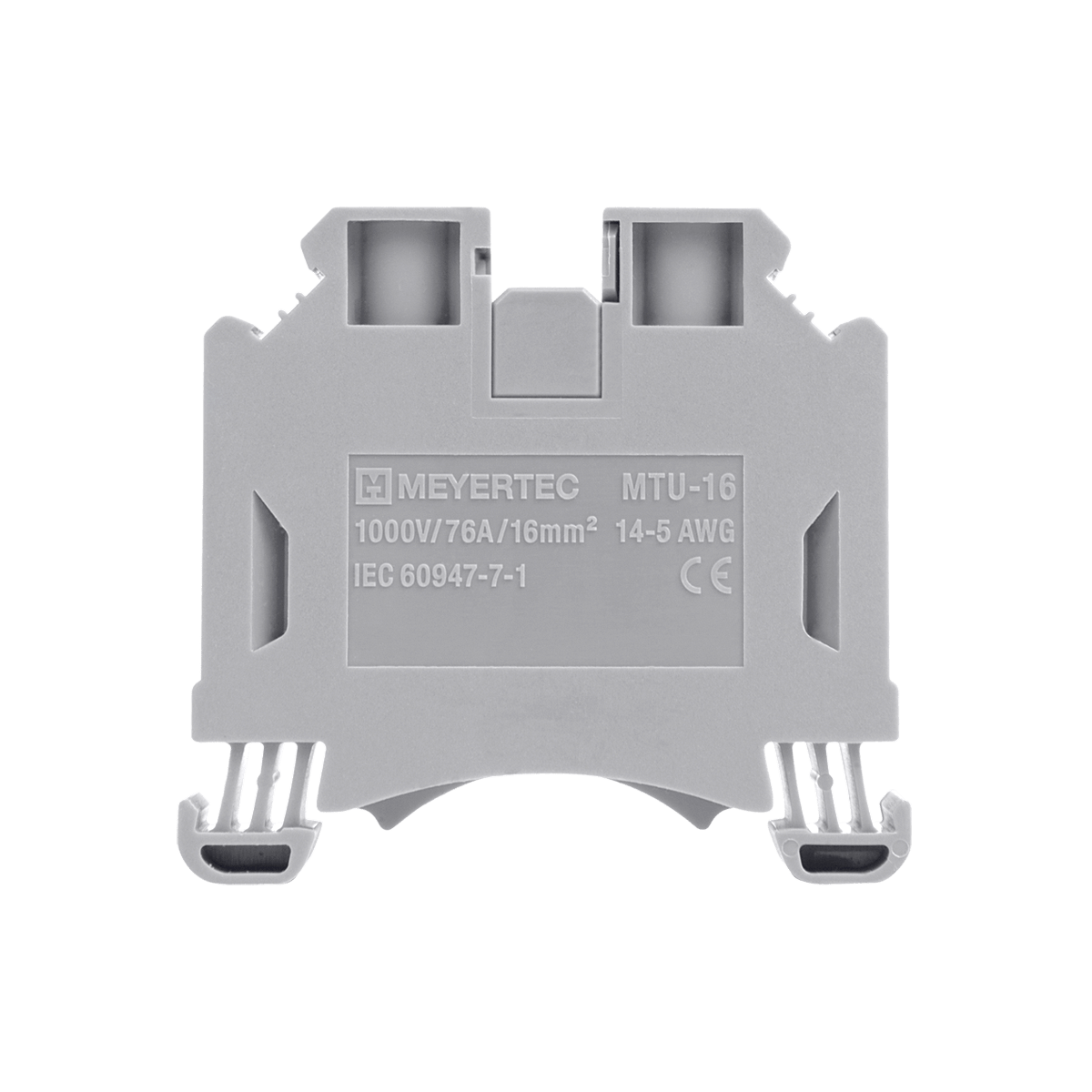MTU-16 MTU-16 - Клемма винтовая проходная, 16 мм², серая