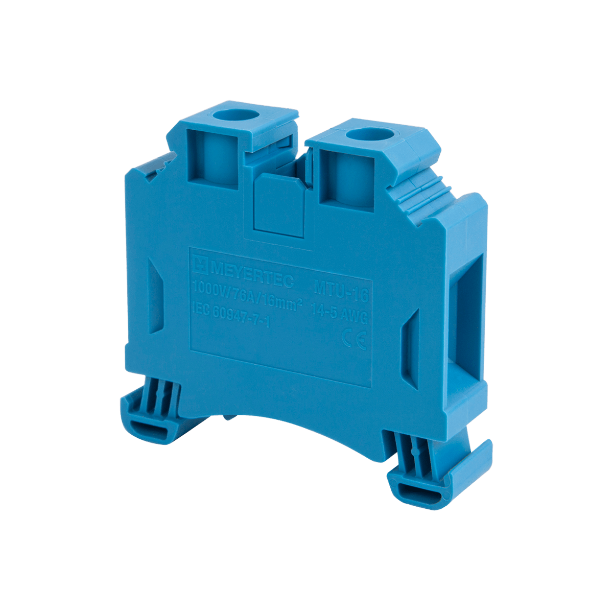 MTU-16BL MTU-16BL - Клемма винтовая проходная, 16 мм², синяя