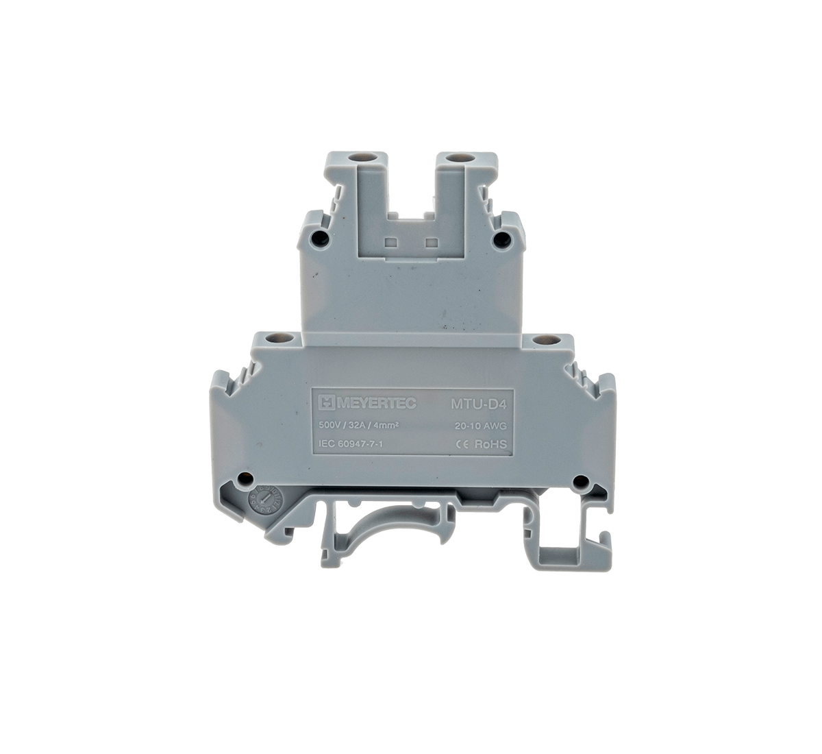 MTU-D4 MTU-D4 - Клемма винтовая двухуровневая, 4 мм², серая