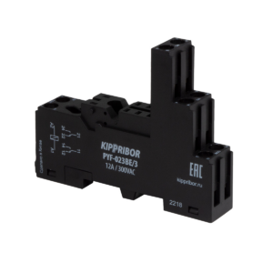 PYF-023BE/3 - 3-ярусная монтажная колодка с винтовыми клеммами для реле MPR 2-х конт, тип PYF
