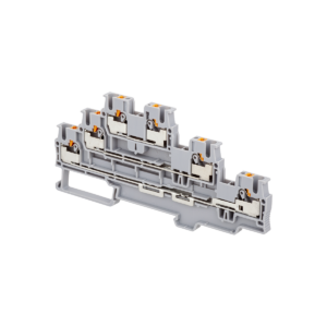 MTP-TR2.5 - Клемма push-in трехуровневая, 2.5 мм²