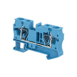 MTS-10BL - Клемма пружинная проходная, 10 мм², синяя