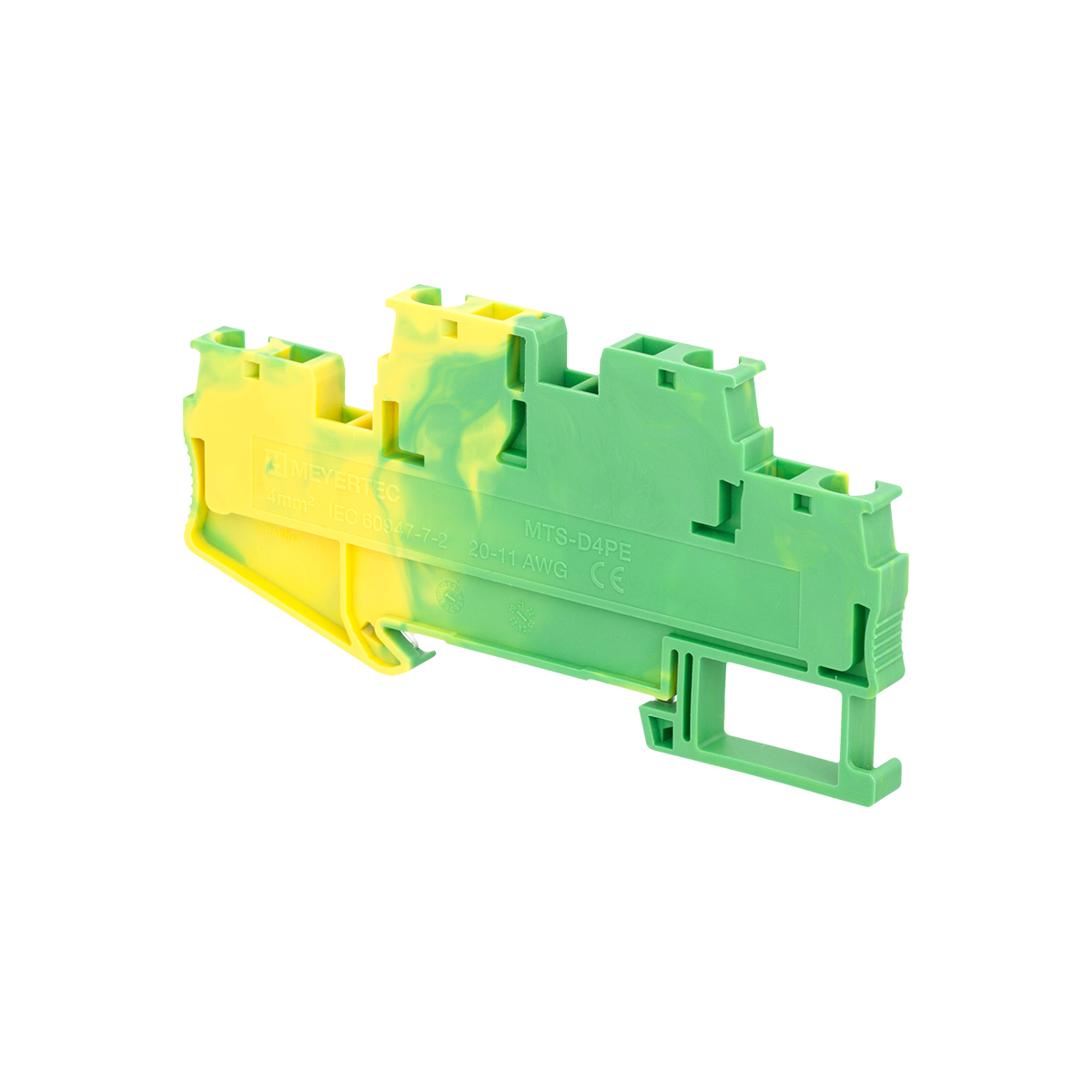 MTS-D4PE MTS-D4PE - Клемма пружинная двухуровневая "Земля", 4 мм²