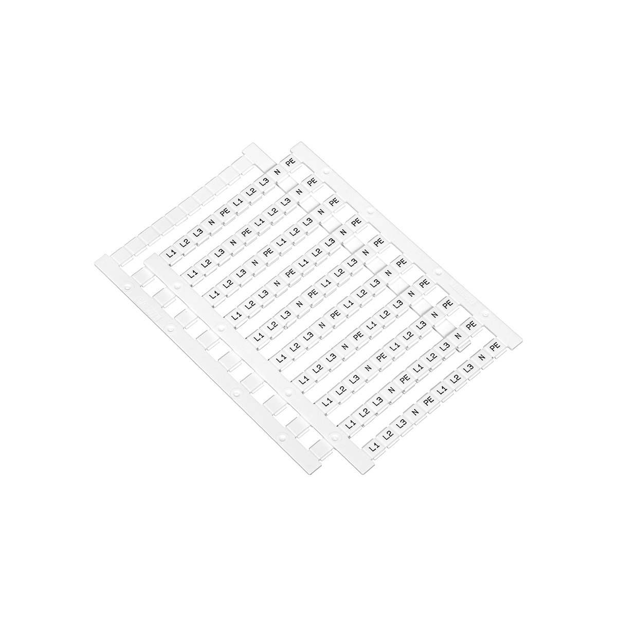MTS-4ML MTS-4ML - Маркировка пружинных клемм 4 мм², символы L1, L2, L3, N, PE (упак. 100 шт.)
