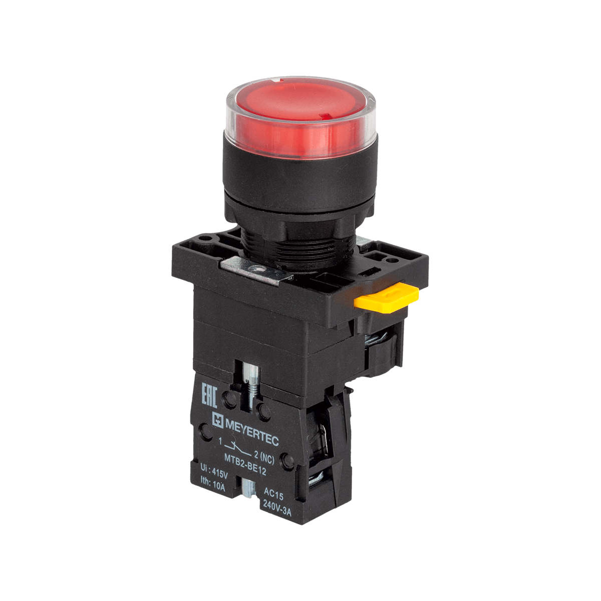 MTB2-EW34623 MTB2-EW34623 - Кнопка красная с подсветкой, 1NС, 220V AC/DC, IP54, пластик