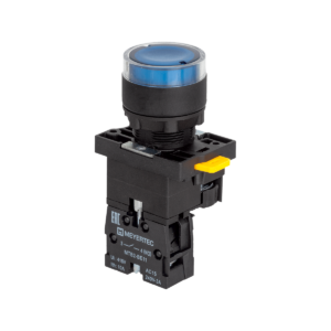 MTB2-EW36611 - Кнопка синяя с подсветкой, 1NO, 24V AC/DC, IP54, пластик